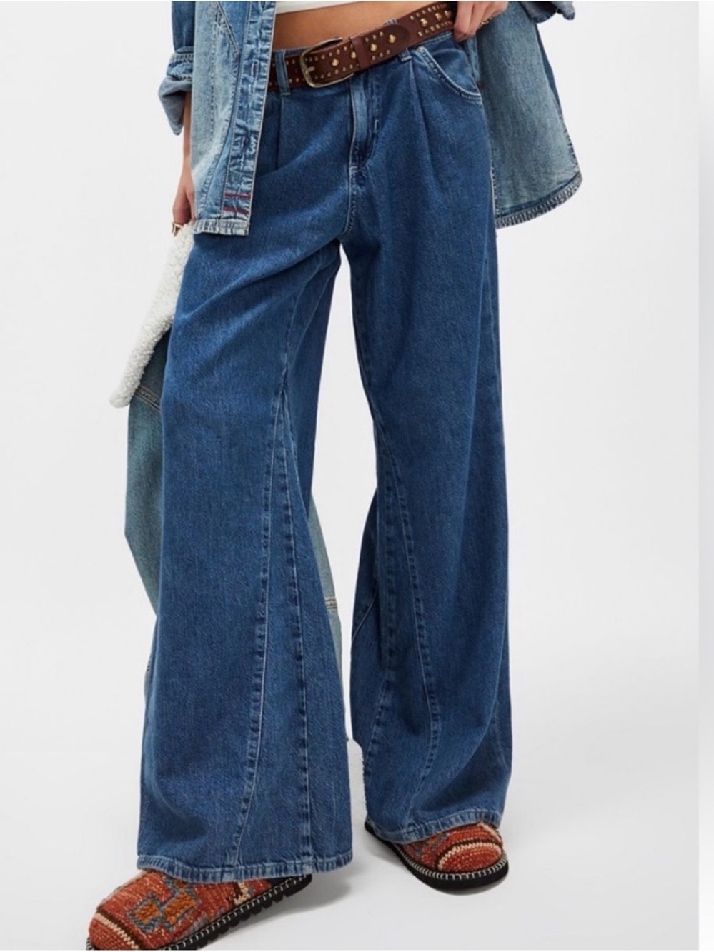 Free People Wide Leg High-Rise Women's Jeans